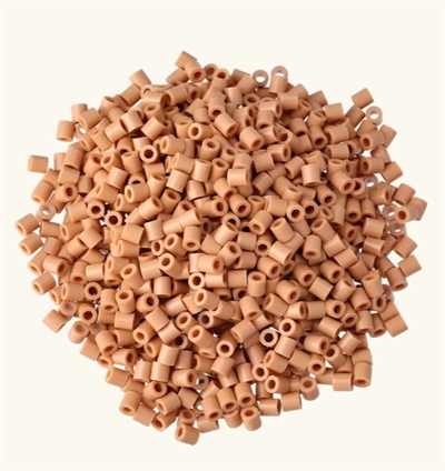 Nabbi Rørperler 1100 stk. - Lysebrun